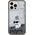 Karl Lagerfeld Karl Lagerfeld KLHCP13XLKCNSK iPhone 13 Pro Max 6.7" transparent hardcase Liquid Glitter Choupette
