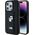 Karl Lagerfeld Karl Lagerfeld KLHCP14LGSAKCPK iPhone 14 Pro 6.1" czarny/black hardcase Gripstand Saffiano Karl&Choupette Pins