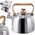 Orion Czajnik na Gaz Indukcja z Gwizdkiem Termometrem Stalowy Solidny ORION 3,2 L