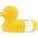 Oli&Carol Oli&Carol Floatie Duck Yellow teether, 0+