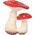 Oli&Carol Oli&Carol Spot the Mushroom teether, 0+