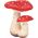 Oli&Carol Oli&Carol Spot the Mushroom teether, 0+