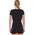 Brubeck SS1398W Koszulka damska z krótkim rękawem COMFORT MERINO czarny XL