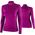 Brubeck LS1665W Bluza damska EXTREME MERINO fuksjowy S
