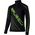 Brubeck LS1636J Bluza piłkarska z krótkim ekspresem DRY JUNIOR czarny/neonowy 152/158