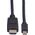 Kabel Roline Kabel ROLINE Mini DisplayPort, Mini DP - HDMI, M/M, skręcany, 1,5 m