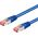 Goobay CAT 6 Kabel łączący, S/FTP (PiMF), Niebieski - Długość kabla 10 m