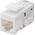 Goobay CAT 5e gniazdo Keystone RJ45, UTP, 100 MHz