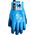 Geko Rękawice robocze wodoodporne ocieplane r. 8 /jersey – lateks/ (12/120)
