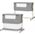 KinderKraft Kinderkraft Baby cot NESTE GROW light grey full wood KCNEGR00LGR000W