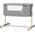 KinderKraft Kinderkraft Baby cot NESTE GROW light grey full wood KCNEGR00LGR000W
