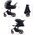 Wózek KinderKraft KINDERKRAFT stroller 3in1 PRIME 2 3IN1 MINK PRO VENEZIAN BLACK, KSPRIM02BLK300I