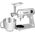 Agregat ECG Harvester ECG FORZA 6600 Metallo Argento