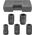 Rockforce Zestaw nasadek udarowych głębokich 1" 5el. (6-kątnych) (27-41mm)