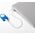 Lampka biurkowa Lexon Lexon Lucie LED clip dark gray/gun LL121X