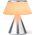 Lampa stołowa Lexon Lexon Luma M LED lamp silver/silver LH87MAP
