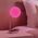 Lampa stołowa Lexon Lexon Bubble Lamp LED lamp with inductive charger 15W light pink LH70LP