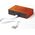 Lampa stołowa Lexon Lexon Flip Premium Double-sided Alarm Clock Orange/Orange LR152O1
