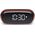 Lampa stołowa Lexon Lexon Minute Alarm Clock Mini Dark Red LR154DR