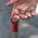 Lexon Lexon Nomaday Keychain with flashlight dark red LL136DR