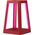 Lampa stołowa Lexon Lexon Lantern LED lamp with inductive charger dark red LH94DR