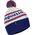 Patagonia Czapka powder town beanie-park stripe-viking blue-uni PATAGONIA