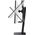 StarTech StarTech 2MC1S-MONITOR-STAND uchwyt / stojak do monitorów 68,6 cm (27") Biurko Czarny