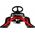 Burberry Steering sled Iconic Red/black