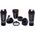 Victoria Sport BIDON FITNESS SHAKER 500ML BLACK/GREY PURE 2 IMPROVE