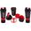 Victoria Sport BIDON FITNESS SHAKER 500ML GREY/RED PURE 2 IMPROVE