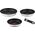 Patelnia Teesa Zestaw patelni z odłączaną rączką 22cm , 24cm 28 cm TEESA FRYING PANS SINGLE HAND