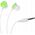 Vivanco earphones SR3, green (34885)