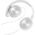 Vivanco headphones DJ30, white (36521)