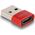 DeLOCK 60050 zmieniacz płci / kabli USB C USB A Czerwony