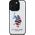 US Polo USHCP15XPUSH iPhone 15 Pro Max    6,7" biały/white Leather Big DH American Flag