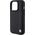 BMW BMHCP15X22RDPK iPhone 15 Pro Max  6.7" czarny/black hardcase Leather Textured & Stripe