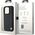 BMW BMHCP15X22RDPK iPhone 15 Pro Max  6.7" czarny/black hardcase Leather Textured & Stripe