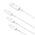 Baseus Superior Data USB-A/microUSB - Lightning - USB-C Cable 3.5A 1m (White)