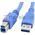 Kabel USB Gembird USB-A - USB-B 1.8 m Niebieski (CCPUSB3AMBM6)