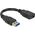 Adapter USB Delock Czarny  (82776)