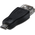 Adapter USB Akyga microUSB - USB Czarny  (AK-AD-08)