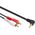 Kabel Maclean Jack 3.5mm - RCA (Cinch) x2 1m czarny (MCTV-824)