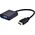 Adapter AV Gembird HDMI - D-Sub (VGA) + Jack 3.5mm czarny (A-HDMI-VGA-03)