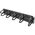 Lanberg Organizer kabli 19'' 2U Panel szczotkowany Typ B Czarny (AK-1204-B)