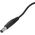 Kabel USB Akyga USB-A - DC 5.5 x 2.1 mm 0.8 m Czarny (AK-DC-01)