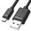 Kabel USB Unitek USB-A - microUSB 0.5 m Czarny (Y-C454GBK)