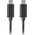 Kabel USB Lanberg USB-C - USB-C 0.5 m Czarny (CA-CMCM-31CU-0005-BK)