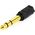 Adapter AV Gembird Jack 6.35mm - Jack 3.5mm czarny (A-6.35M-3.5F)