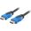 Kabel Lanberg HDMI - HDMI 15m niebieski (CA-HDMI-20CU-0150-BK)