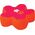 Hoppekids Hoppekids - Beanbag - 75 x 23 cm (80L) /Kids Room /Flower Power